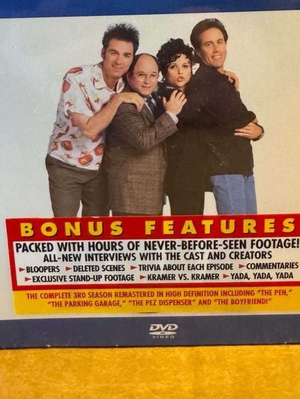 Seinfeld Volume 2 Season 3 DVD Box Set Brand New Factory Sealed